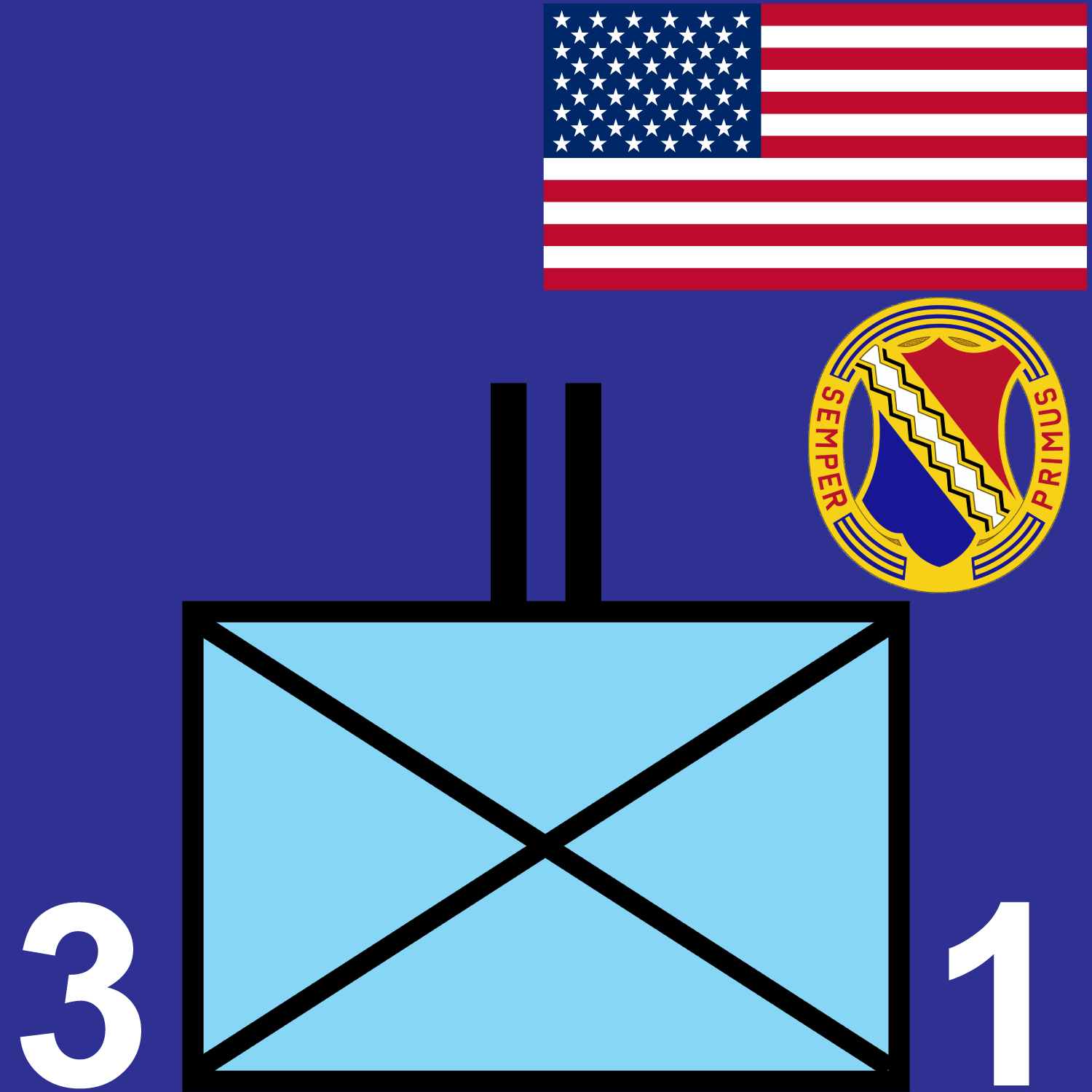 3d Battalion, 1st Infantry Regiment icon